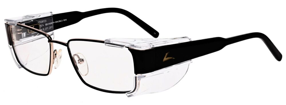 OnGuard 613 Safety Glasses in Black