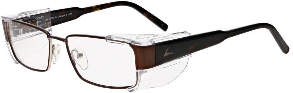OnGuard 613 Safety Glasses in Brown