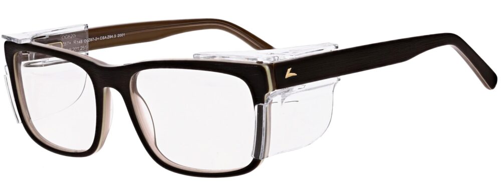 OnGuard 620 Safety Glasses in Brown