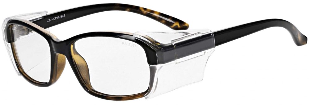 Model RX-OP30 Safety Glasses in Black/Tortoise RX-OP30-BKT