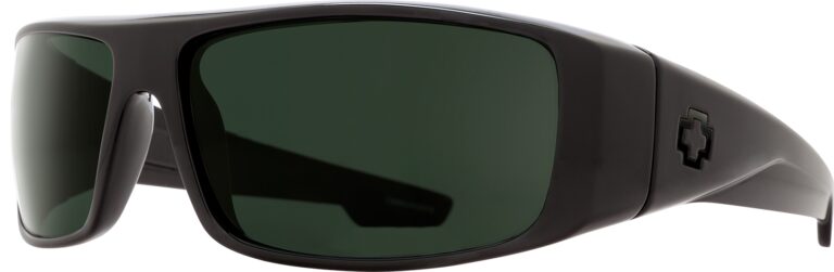 SPY Logan ANSI Rx Matte Black Frame Happy Gray Green Lens