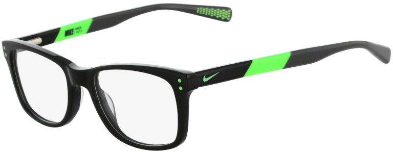 Nike 5538 001 Black Flash Time Volt Frame Black Flash Time Lens Angled Side Left