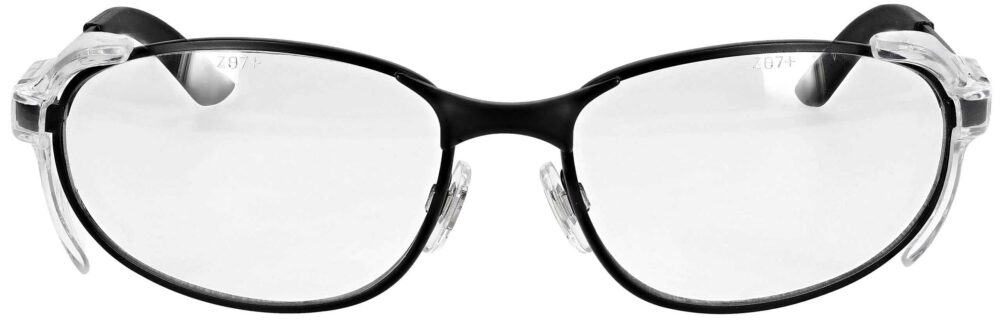 Model RX-525 Metal Safety Glasses in Black RX-525-BK