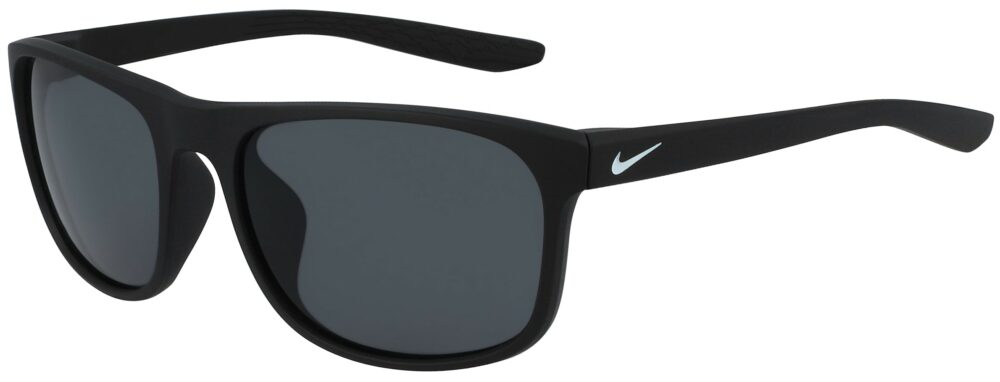 Nike Endure Sunglasses in Matte Black Frame with Dark Grey Lens, NI-CW4652-010