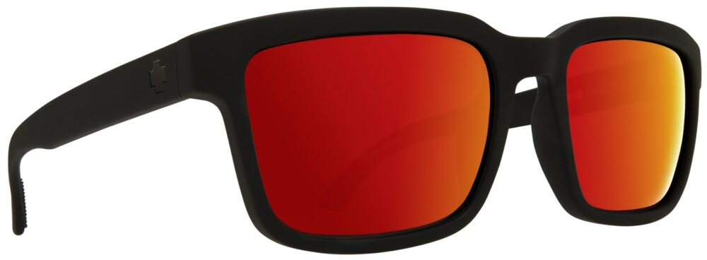 Spy Helm 2 in Matte Black with Happy Gray Green/Red Spectra Lenses