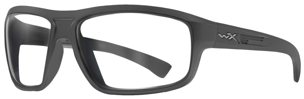 Wiley X Contend in Matte Graphite Frame, Angled to the Side Left