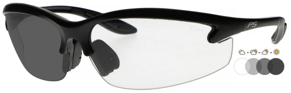 Photochromic Safety Glasses Angled Side Left