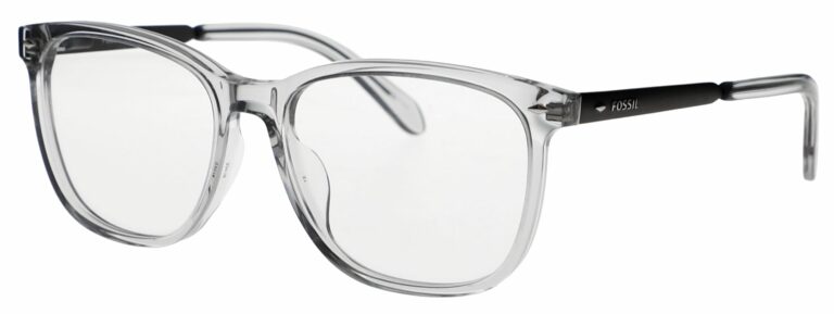 FOSSIL FOS 6091 0SOO TRNS TRANSPARENT GREY FRAME 2 RX SAFETY
