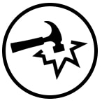 Oakley sunglasses impact protection icon