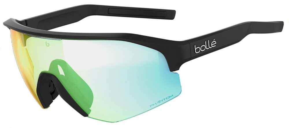 bolle-lightshifter-BlackMattewithPhantomClearGreenPhotochromiclens-angleleft-RXSafety
