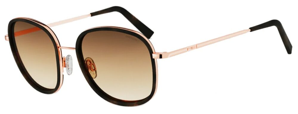 elinor-fusion-22K-Rose-Gold-with-Dark-Chocolate-Tortoise-Inlay-with-Cape-Sand-Non-Polarized-Gradient-Nylon-Lens-angleleft-RX_Safety