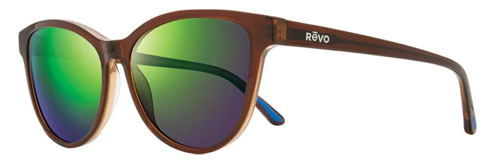 Revo-Daphne-Sunglasses-Brown-Evergreen-Angle-Left