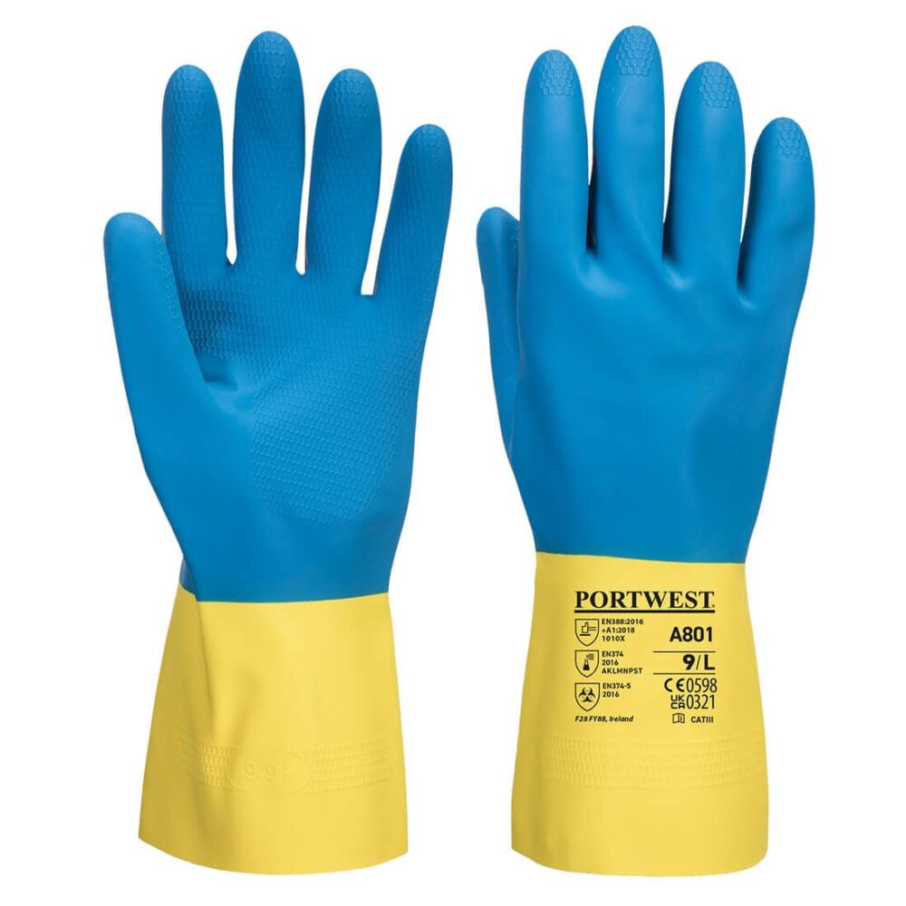 Portwest-A801-chemical-Safety-Glove-Blue-Yellow