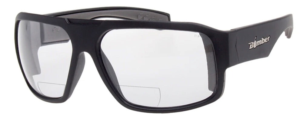 BE-MEGA-BOMB-M101BF-Bomber-Mega-Safety-Glasses-Clear-Angle-Left