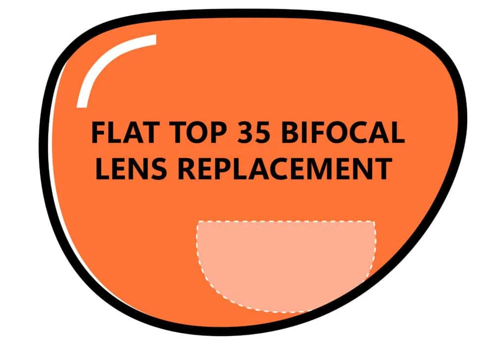 Flat Top 35 Bifocal Lens Replacement